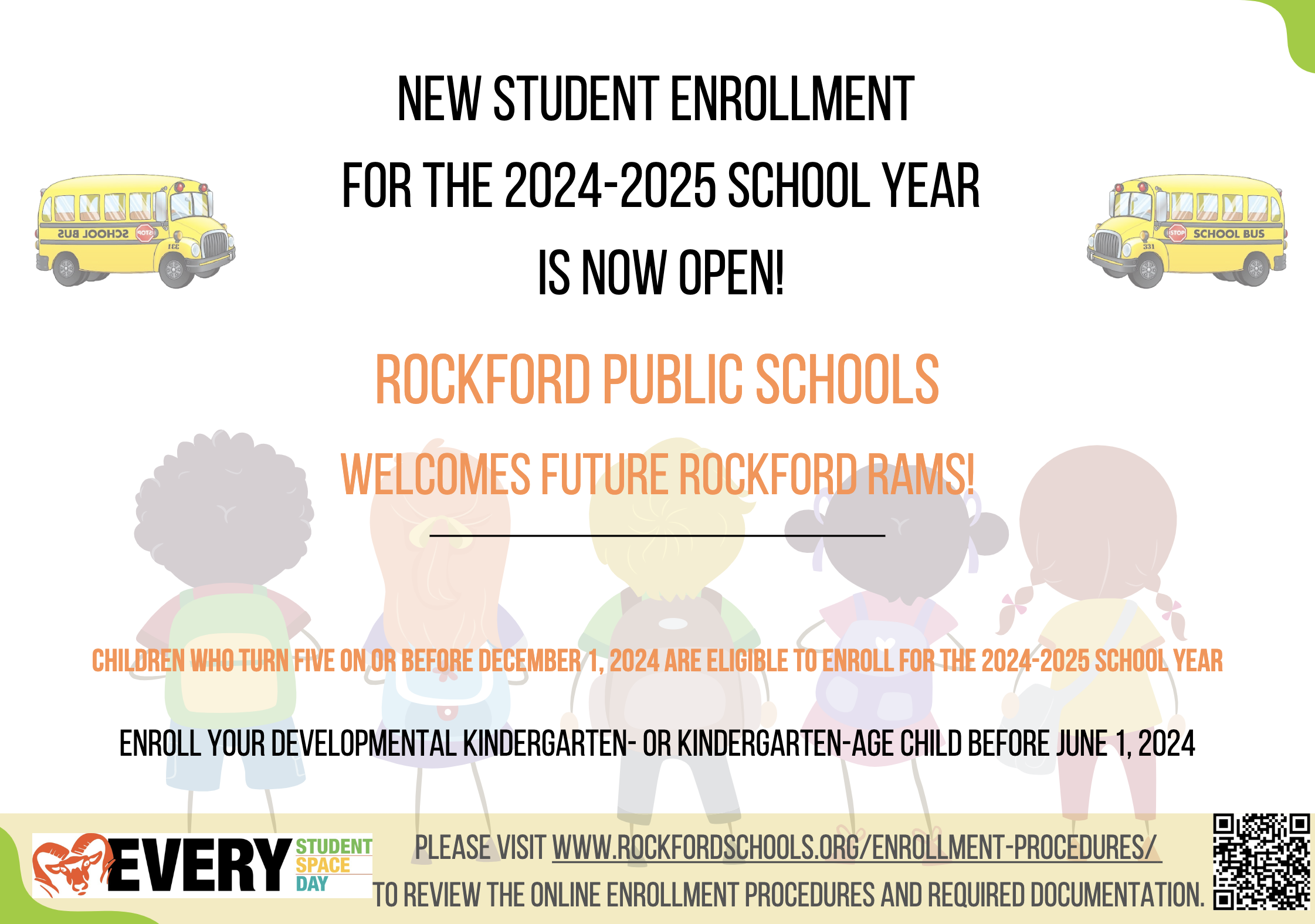 DK/Kindergarten Enrollment (printable)  